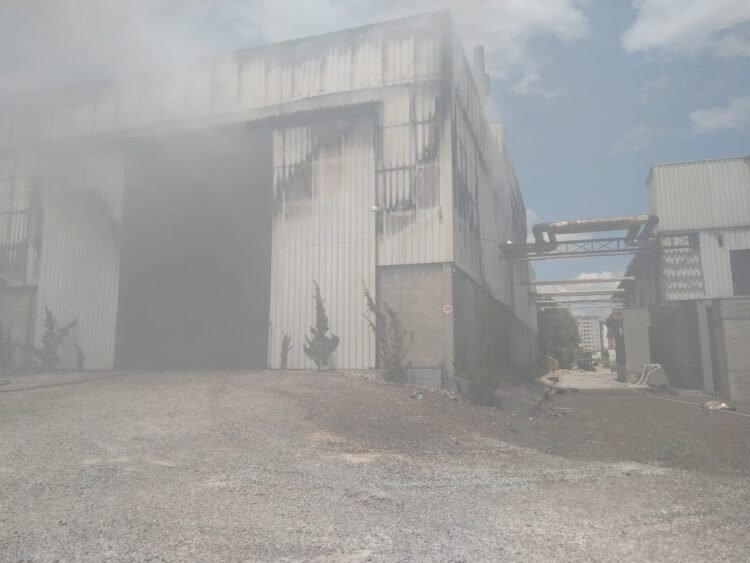 Incêndio em tinturaria