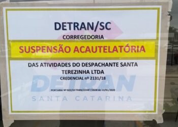 Suspensa atividade de despachante do bairro Santa Terezinha