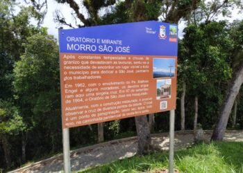 Placas descritivas estão sendo instaladas