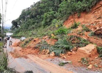 Deslizamento no São Pedro, Lageado Alto e Gaspar Alto