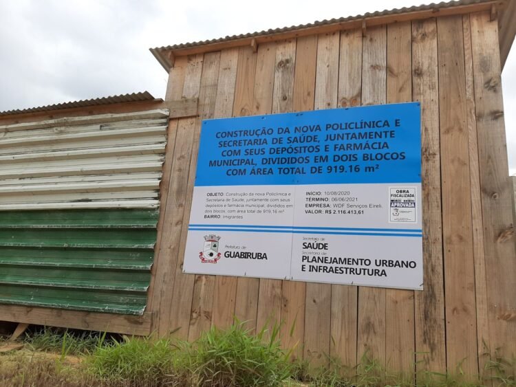 Confira as obras em andamento em Guabiruba
