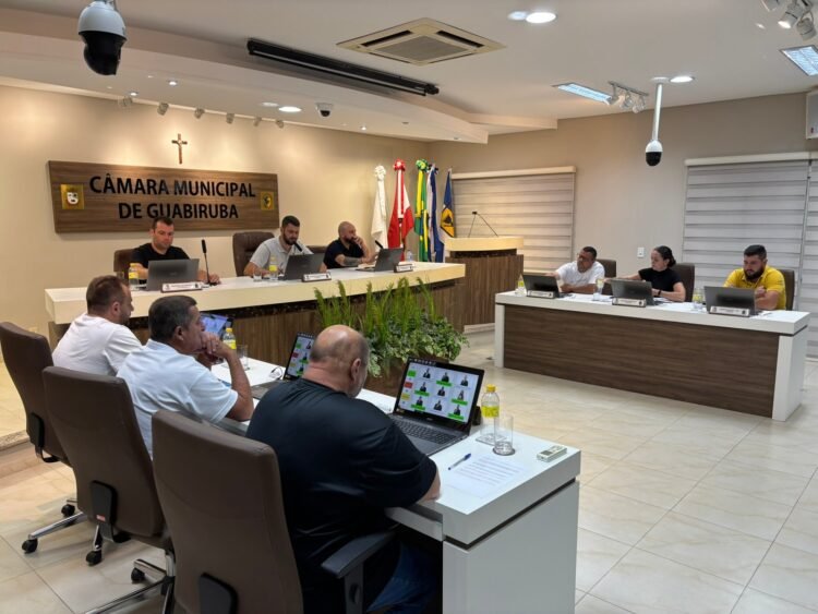 Vereadores apresentam demandas da comunidade e aprovam projetos para Guabiruba