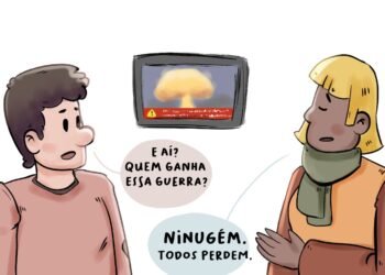 Charge: “Quem ganha?”