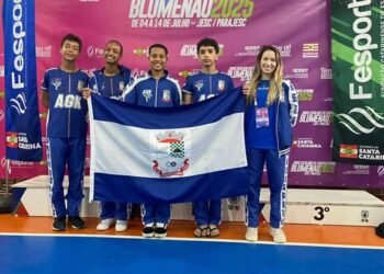 Atletas de Guabiruba são destaques nos Jogos Escolares de Santa Catarina