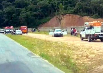Duas crianças ficam gravemente feridas após atropelamento em Guabiruba Sul