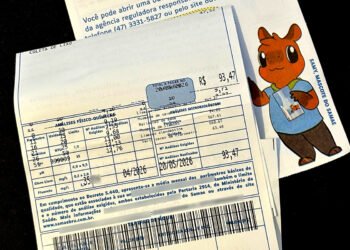 Brusque terá reajuste de 3,36% na água. Valor é 3,9 vezes menor do que em Guabiruba