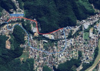 Trânsito entre Guabiruba e Brusque terá alterações para obras de pavimentação