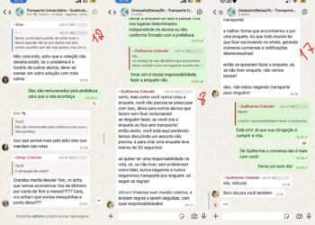 Estudantes de Guabiruba denunciam abandono e ofensas em transporte universitário gratuito